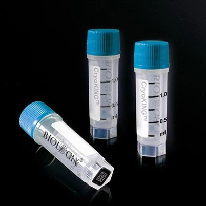 {{0}}.5ml 1.0ml 1.5ml Rosca externa Anell tòric estèril Dissenyat lliure de codi de barres 2D Apte per a vials criogènics d'emmagatzematge de nitrogen líquid