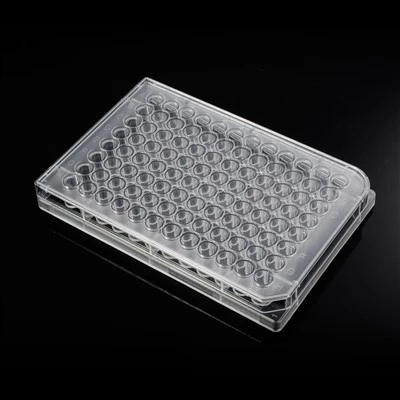 Placa de cultiu cel·lular de plàstic Microplaca estèril de 96 pous Placa de cultiu cel·lular Consumibles de laboratori