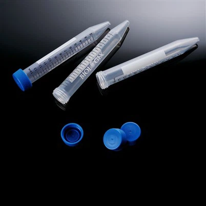 Tubs centrífugs Fons estèril cònic autocalvable 15ml i 50ml Àrea d'escriptura de graduació