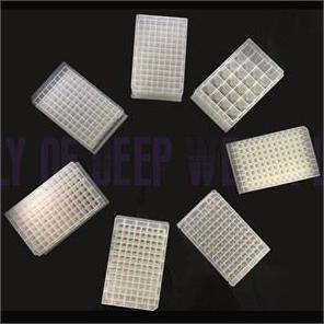 Fàbrica a l'engròs 96 Plaques de pou profund U V Fons Quadrats Pous quadrats 0.5ml 1.0ml 1.6ml 2.2ml 10mlDeep Plaques de pou Kinfisher Flex