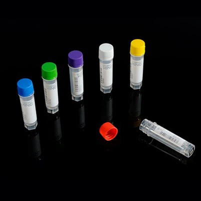 Criovials micro estèrils de 1,5 ml amb/sense codis de barres 2D