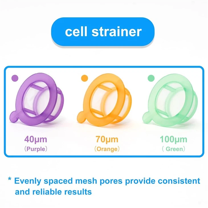 40μm/70μm/100μm Mesh Filter Cell Strainers
